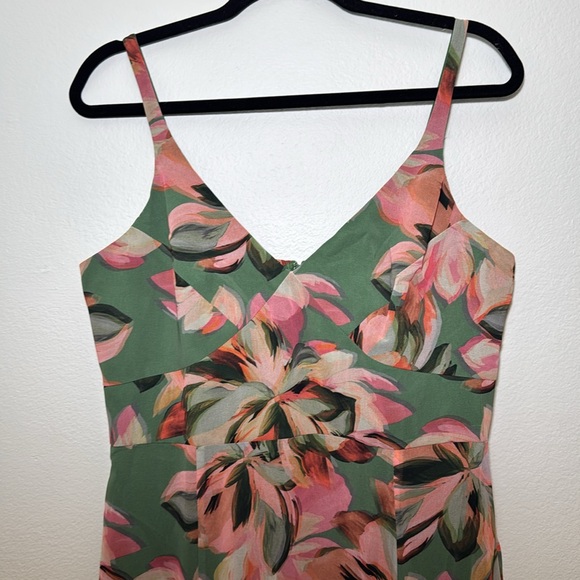 Anthropologie size 14 Hutch Mikayla Sleeveless V-Neck Side-Slit Maxi Dress - Picture 6 of 14